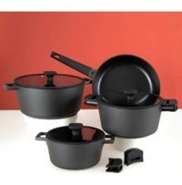 Jumbo Back Cook 7 Parça Alüminyum - Döküm Tencere Seti