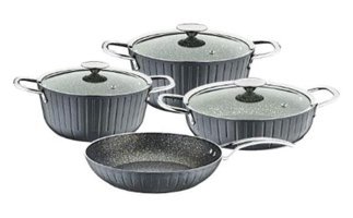 Oms Collection 7 Parça Granit Tencere Seti