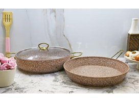 Evita Eco 3 Parça Granit Tencere Seti