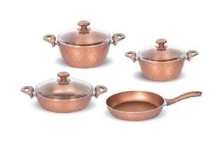 Fms Diamond 7 Parça Granit Tencere Seti