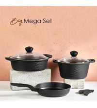 Amboss Big Mega 6 Parça Döküm Tencere Seti