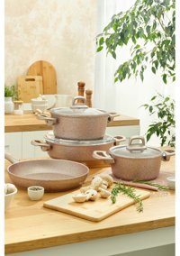 Emsan Premium 7 Parça Granit Tencere Seti