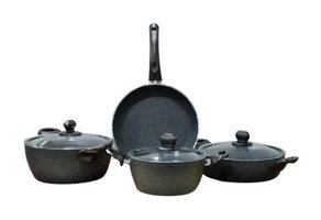 Tekbir Granit 7 Parça Granit Tencere Seti