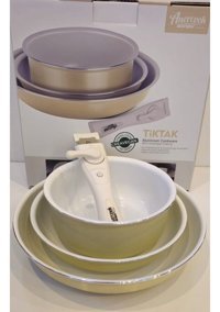 Amercook Bondy 4 Parça Alüminyum - Seramik Tava Seti