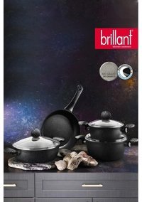 Decorev Petra 7 Parça Granit Tencere Seti