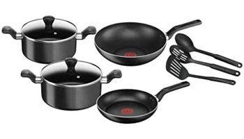 Tefal Super Cook 9 Parça Yanmaz - Yapışmaz Tencere Seti