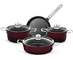 Madame Coco Titanium 7 Parça Titanyum Tencere Seti