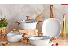 Rematta Gia 7 Parça Granit Tencere Seti
