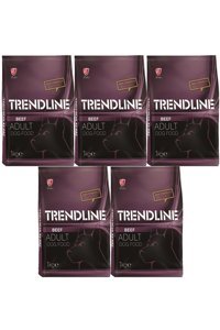 Trendline Biftek Tüm Irklar Yetişkin Köpek Maması 4x1 kg