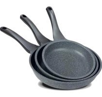 ThermoAd Granit 3 Parça Döküm - Granit Tencere ve Tava Seti