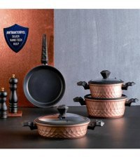 Karaca Bio Diamond 7 Parça Döküm Tencere ve Tava Seti