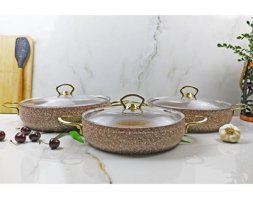 Evita Eco 6 Parça Granit Tencere Seti
