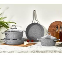 Amboss Shadow 7 Parça Granit Tencere Seti
