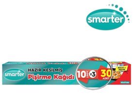 Smarter Hazır Kesilmiş Pişirme Kağıdı 3x10 Adet