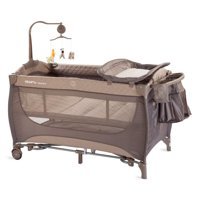 Kraft Monaco Metal 15 kg Kapasiteli Taşınabilir Ara Katlı 120x70 cm Sallanan Park Yatak Bej