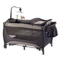 Kraft Monaco Metal 15 kg Kapasiteli Taşınabilir Ara Katlı 120x70 cm Sallanan Park Yatak Gri