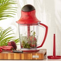 Cookplus XXL 4001 500 W 1500 ml Plastik Hazneli Öğütücülü 4 Bıçaklı Elektrikli Rondo Kırmızı