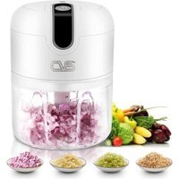 Cvs DN 3355 600 W 250 ml Plastik Hazneli Çift Bıçaklı Elektrikli Rondo Beyaz