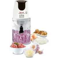 Tefal MasterChop Powelix 500 W 815 ml Plastik Hazneli 4 Bıçaklı Elektrikli Rondo Beyaz