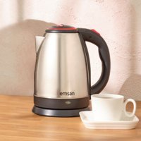 Emsan Speedy Çelik 1.8 lt 1500 W Işıklı Klasik İnox Kettle