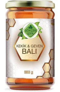 Gökçek Şifa Organik Süzme Kekik ve Geven Balı 850 gr