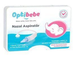 Optibebe Yedek Uçlu Burun Aspiratörü Şeffaf