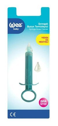 Wee Baby Şırıngalı Yedek Uçlu Burun Aspiratörü Yeşil