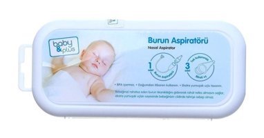 Baby Plus Yedek Uçlu Burun Aspiratörü Beyaz