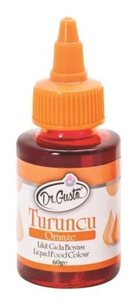 Dr. Gusto Turuncu Sıvı Gıda Boyası 60 gr