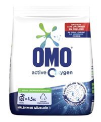 Omo Active Oxygen Beyazlar İçin 60 Yıkama Toz Deterjan 2x4.5 kg