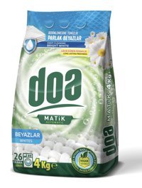 Doa Matik Beyazlar İçin 26 Yıkama Toz Deterjan 4 kg