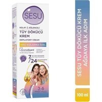 Sesu Koltuk Altı Bacak Genital Bölge Kadın Tüy Dökücü Krem 100 ml