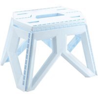 Halin Outdoor Plastik Katlanır Kamp Taburesi Mavi