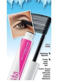 Avon Color Trend Hello Ultimate Lashes Hacim Veren Siyah Maskara