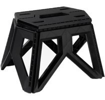 Halin Outdoor Plastik Katlanır Kamp Taburesi Siyah
