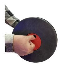 Sağlam Plastik Katlanır Kamp Taburesi Siyah