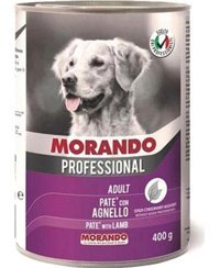 Morando Professional Pate Kuzu Etli Aromalı Parça Etli Yetişkin Köpek Maması 400 gr 24'lü