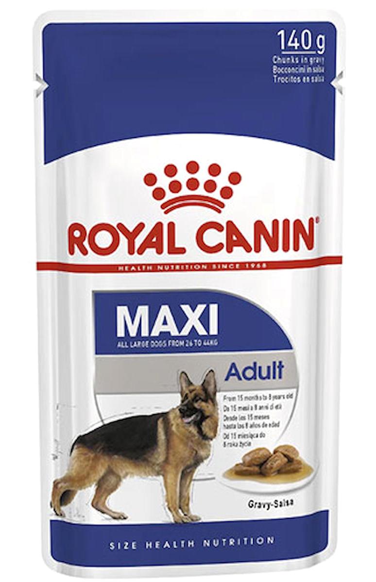 Royal Canin Maxi Kümes Hayvanı Aromalı Parça Etli Yetişkin Köpek Maması 140 gr Tekli