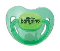 Bambino No:1 0-6 Ay Ortodontik Damaklı Silikon Emzik Yeşil