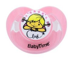 Baby Time Bt137 0-6 Ay Ortodontik Kiraz Uçlu Damaklı Silikon Emzik Pembe