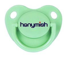 Hanymish No:1 0-6 Ay Delikli Ortodontik Damaklı Silikon Emzik Mavi