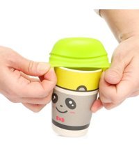 Baby Plus 0 Ay+ Kiraz Uçlu Damaklı Silikon Emzik Yeşil