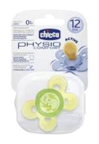 Chicco Physio Comfort 12 Ay+ Ortodontik Damaklı Kauçuk Emzik Lacivert