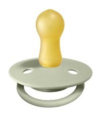 Bibs De Lux 0-6 Ay Delikli Kiraz Uçlu Kauçuk Emzik Mavi-Yeşil