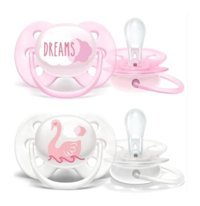 Philips Avent Ultra Soft 0-6 Ay Kiraz Uçlu Silikon 2'li Emzik Gri