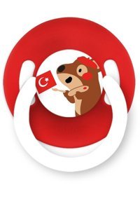 Wee Baby Cool 12 Ay+ Delikli Kiraz Uçlu Silikon Emzik Kırmızı