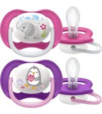 Philips Avent Ultra Air 6-24 Ay Delikli Kiraz Uçlu Silikon Emzik Çok Renkli