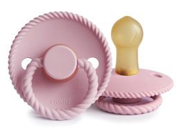 Frigg Rope 0 Ay+ Delikli Kiraz Uçlu Kauçuk Emzik Mavi