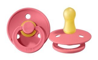 Bibs De Lux 6-18 Ay+ Delikli Ortodontik Kiraz Uçlu Damaklı Kauçuk Emzik Çok Renkli