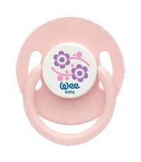 Wee Baby No:3 18 Ay+ Delikli Silikon Emzik Pembe